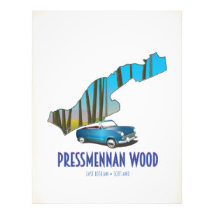 Pressmennan Wood Schottland Fotodruck