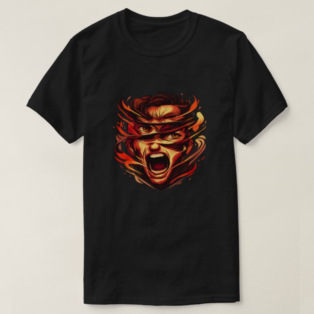 Pressure Mask Graphic T-Shirt | Bold Urban Express (Design vorne)