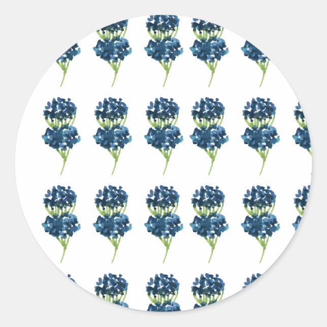 Prestige Blume, Boho-Wildblumen-Kernnetz Runder Aufkleber (Vorderseite)