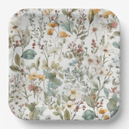 Prestige Blume Pappteller