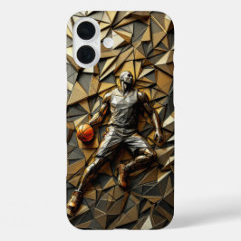 Prestige Dunk: Luxe Basketball iPhone 16 Plus Hülle