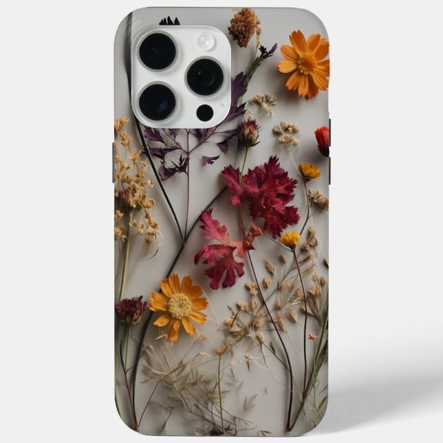 Prestige Wildblumen mit weißem Hintergrund Case-Mate iPhone Hülle (Rückseite)
