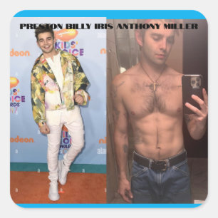 Preston Billy Iris Anthony Miller Aufkleber