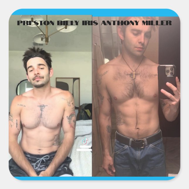 Preston Billy Iris Anthony Miller Aufkleber (Vorderseite)