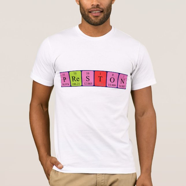 Preston Periodenname Shirt (Vorderseite)