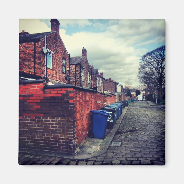Prestwich Cobbles Magnet (Vorne)