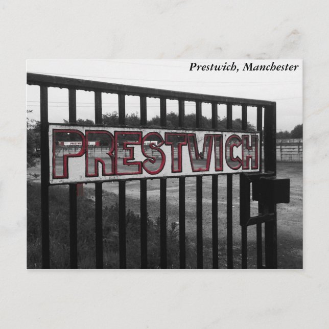 Prestwich, Manchester Postkarte (Vorderseite)