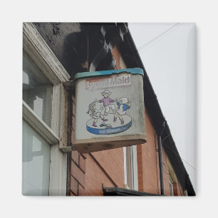 Prestwich Retro Shop-Zeichen Magnet