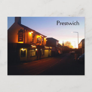 Prestwich Sunset Postcard Postkarte