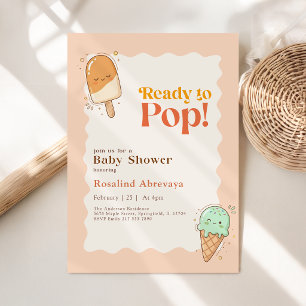 Prêt à éclater Invitation de Baby Shower d'été ave