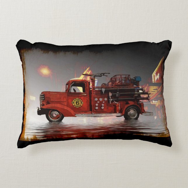 Prêt à rouler à Vegas-Fire Truck Coussin Coque (Devant)
