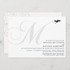 Prêt pour le décollage M Faire-part de mariage ini