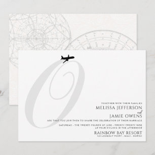 Prêt pour le décollage O Faire-part de mariage ini