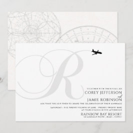 Prêt pour le décollage R Faire-part de mariage ini