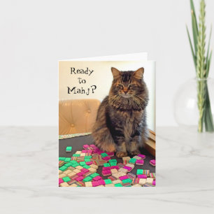 Prêt pour Mahj ? Carte de correspondance