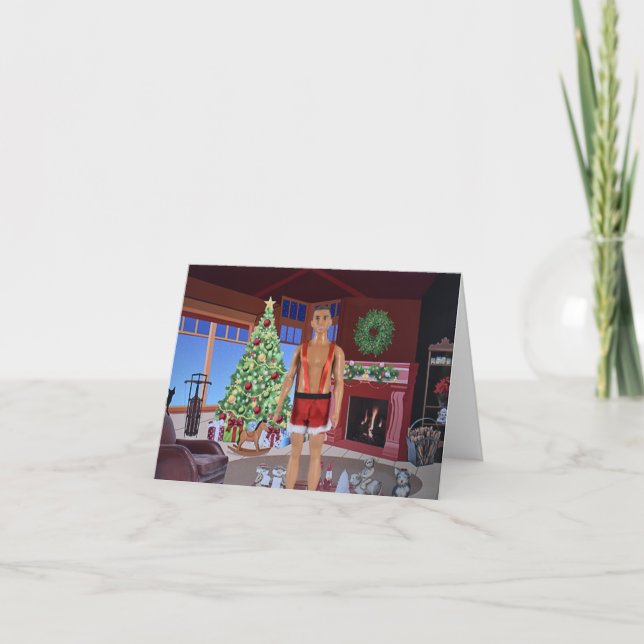 Prêt pour Noël. Carte de Noël (Devant)