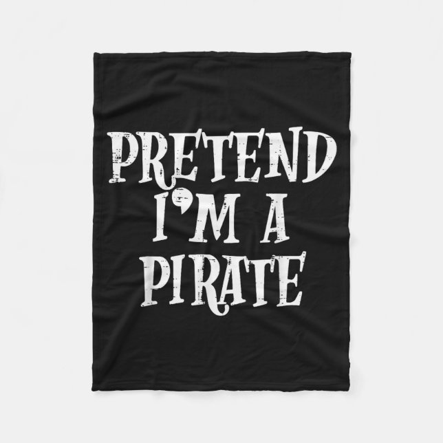 Pretend Im A Rate Funny Halloween Costume Men Wome Fleecedecke (Vorderseite)