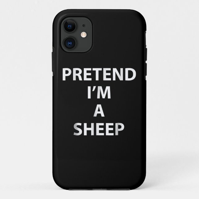 Pretend im a sheep | Halloween Funny Case-Mate iPhone Hülle (Rückseite)