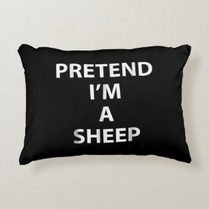 Pretend im a sheep Halloween Funny Dekokissen