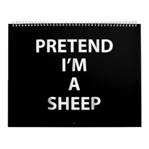 Pretend im a sheep   Halloween Funny Kalender