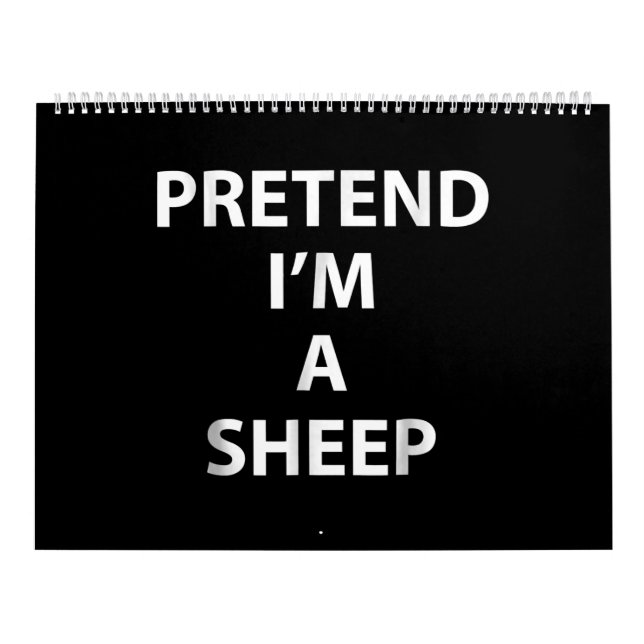 Pretend im a sheep | Halloween Funny Kalender (Titelbild)