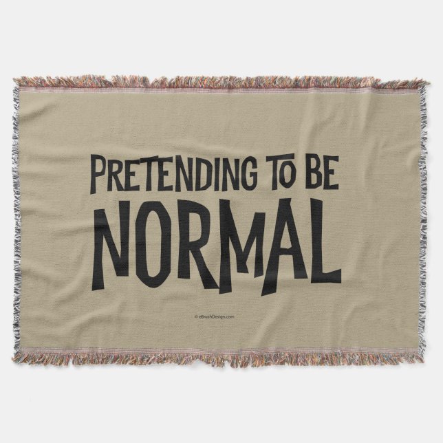 Pretending to Be Normal Decke (Vorderseite)