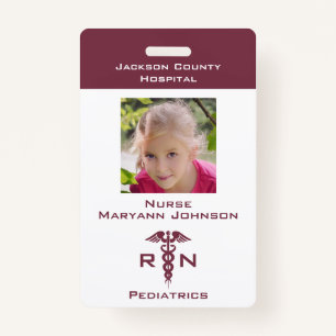Prétendre Infirmière Jouer Badge pour Enfants Pers