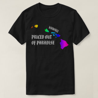 PRETIERT AUS PARADISE Hawaii Inseln Neon Rainbow T-Shirt