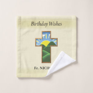 Prêtre croisé anniversaire Personnalisé