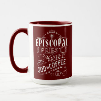 Prêtre épiscopal, propulsé par Dieu et Mug de café