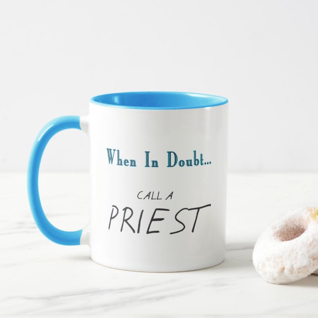 Prêtre Mug (Avec donut)