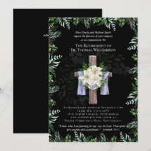 Prêtre Pasteur Diacre Ministre Invitations de retr