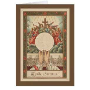 Prêtre vintage catholique d'anges tenant