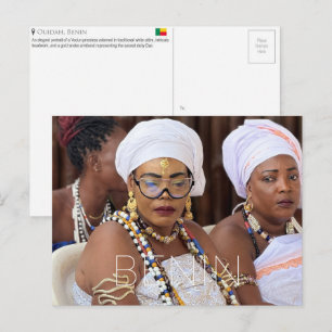 Prêtresse Vaudou, Ouidah, Bénin Carte Postale de V