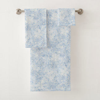 Pretty Blue White Flowers  