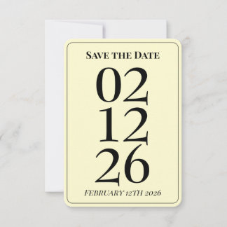 Pretty Butter Yellow Wedding Save the Date Cards Einladung