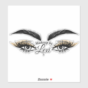 Pretty Eyes Schönheitssalon Make-up Wimpern Augenw Aufkleber