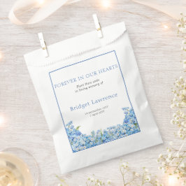 Pretty Forget-me-nots Funeral Seed Packet Geschenktütchen