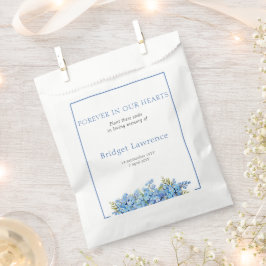 Pretty Forget-me-nots Funeral Seed Packet Geschenktütchen