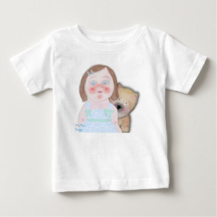 Pretty girl with cute shirt bear