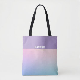 Pretty Gradient Pink Purple Tasche