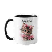 Pretty In Pink. – Kätzchen-Tasse