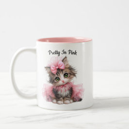 Pretty in Pink – Kitten Mug