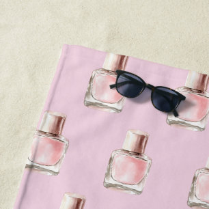 Pretty in Pink Nagellack Strandtuch