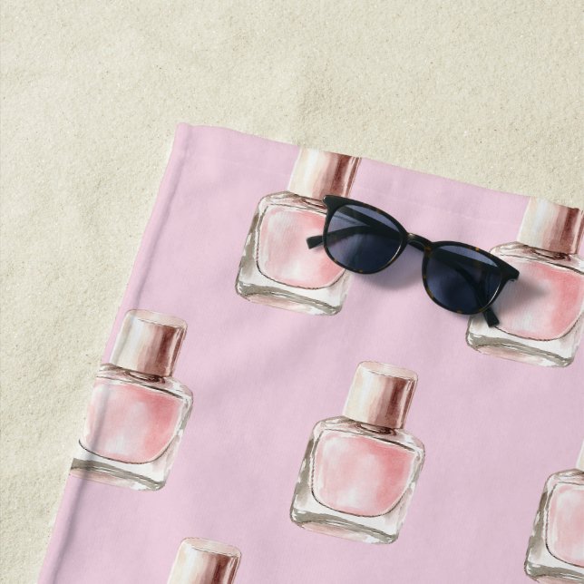 Pretty in Pink Nagellack   Strandtuch (Beispiel)