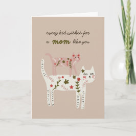 Pretty Kitties Mother's Day card Karte