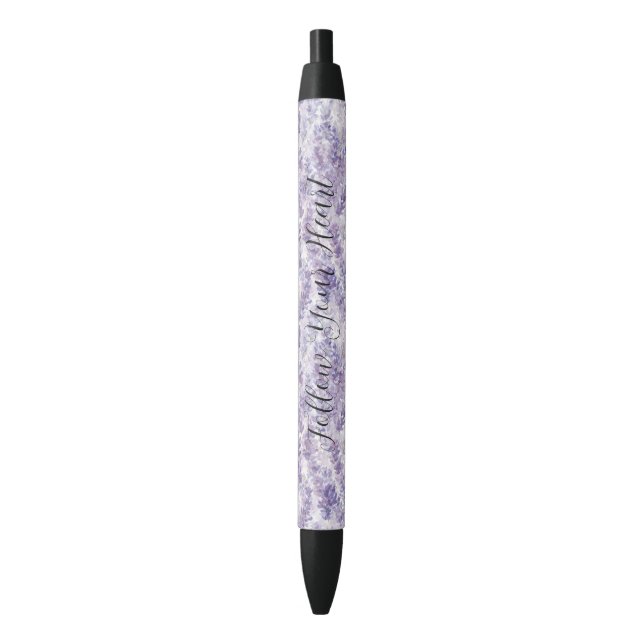 Pretty Lavender Flowers Bridal Shower Kugelschreiber (Vorderseite Vertikal)