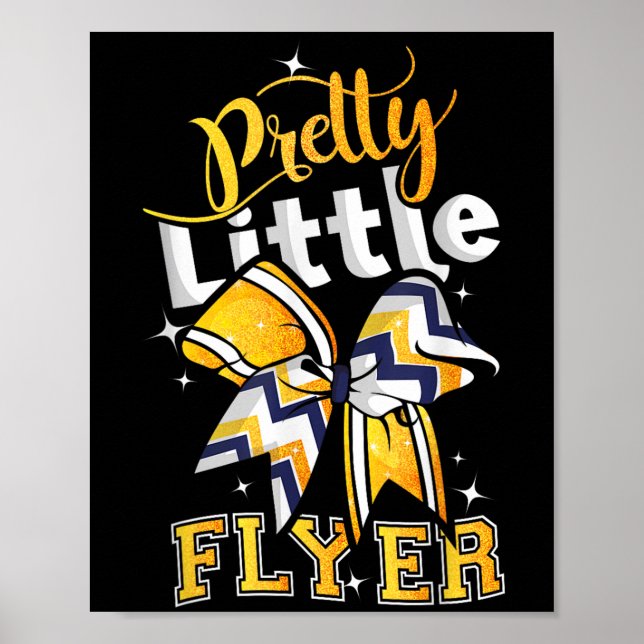 Pretty Little Flyer Cheer Cheerleading Team  Poster (Vorne)