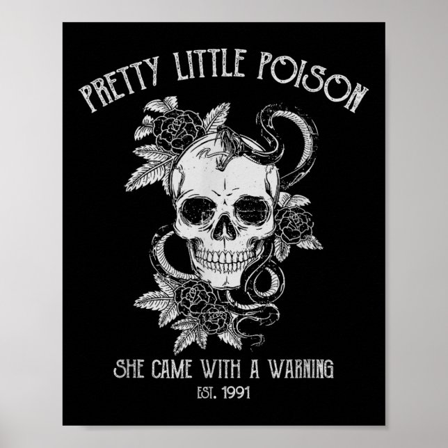 Pretty Little Ison She Came With A Warning  Poster (Vorne)