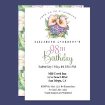 Pretty Pastel Calla Lily 98th Birthday